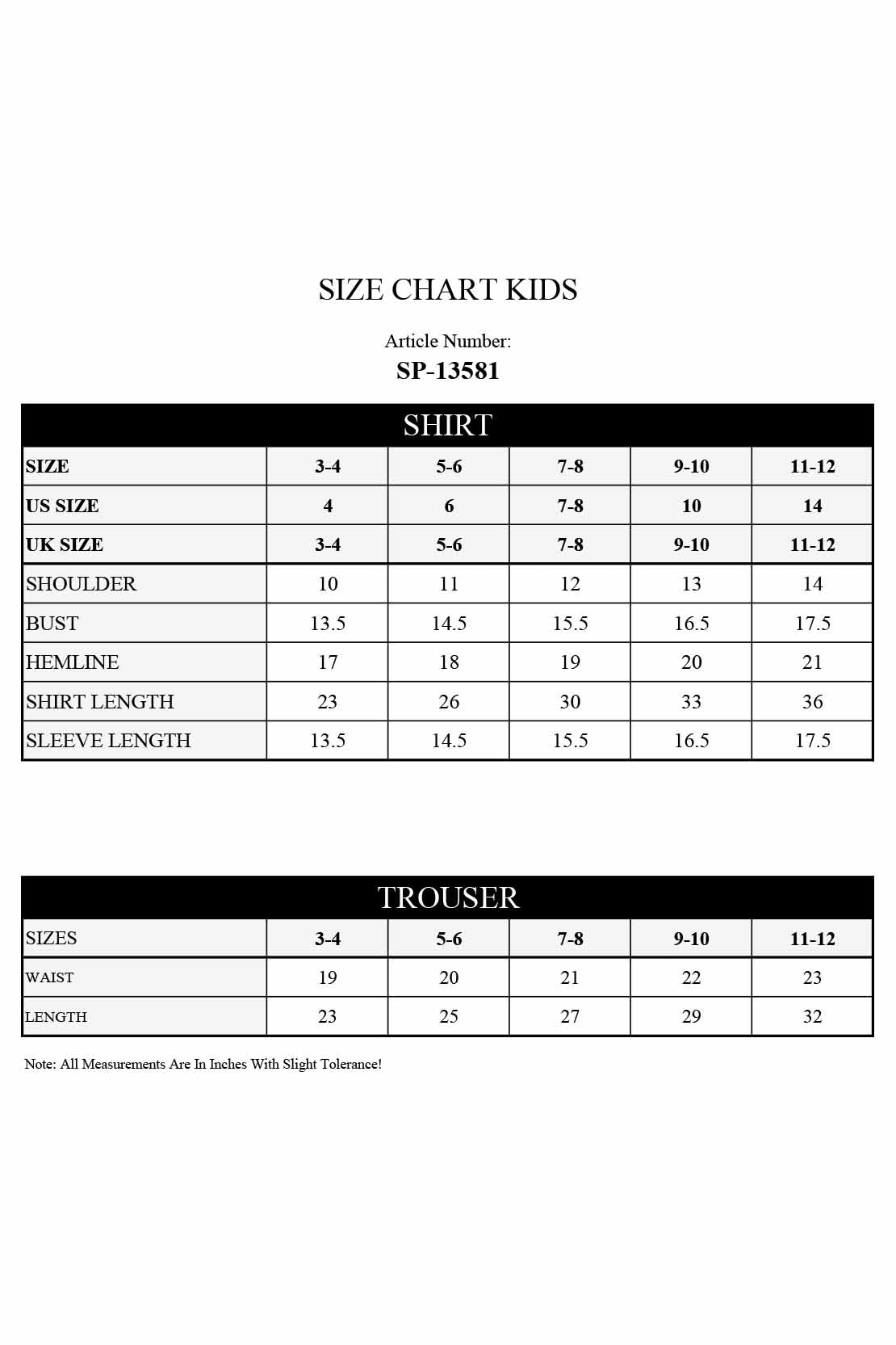 Printed Lawn Stitched 2 Piece (Shirt/Trouser) For Kids