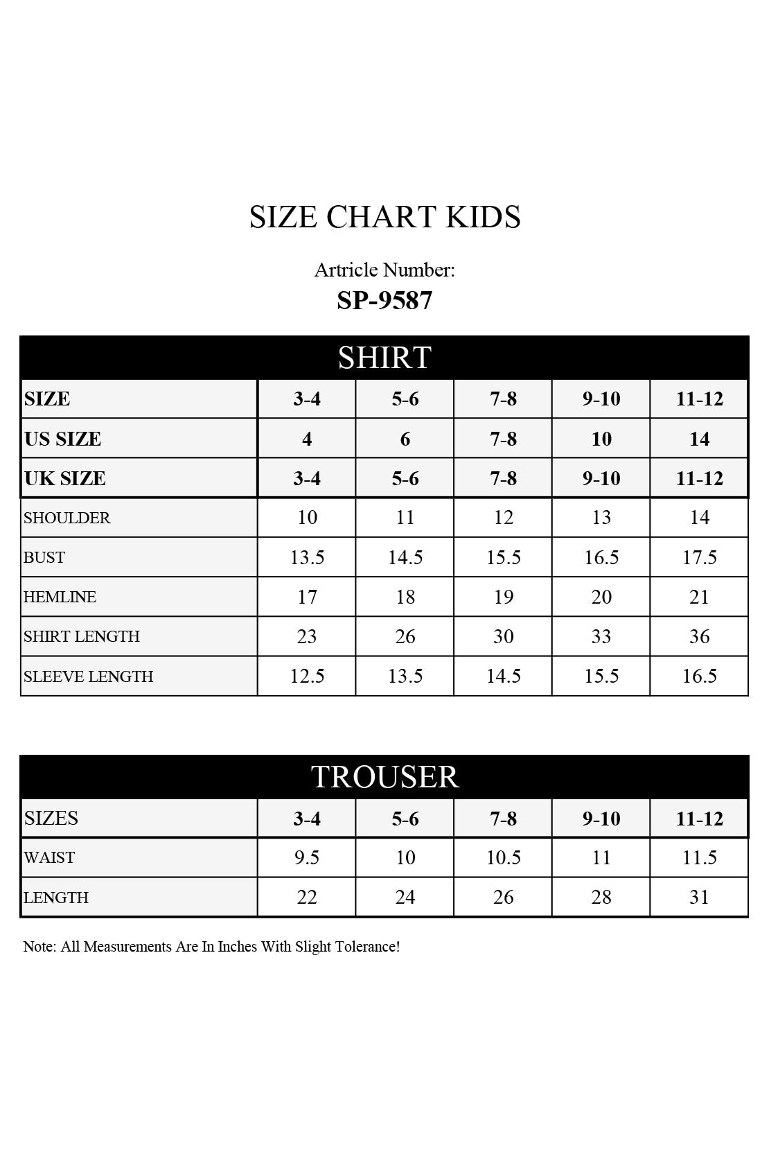 Stitched Cotton Jacquard 2 Piece (Shirt/trouser) For Kids