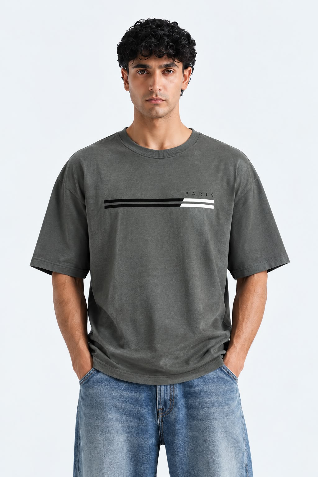 Paris Graphic Oversized T-Shirt