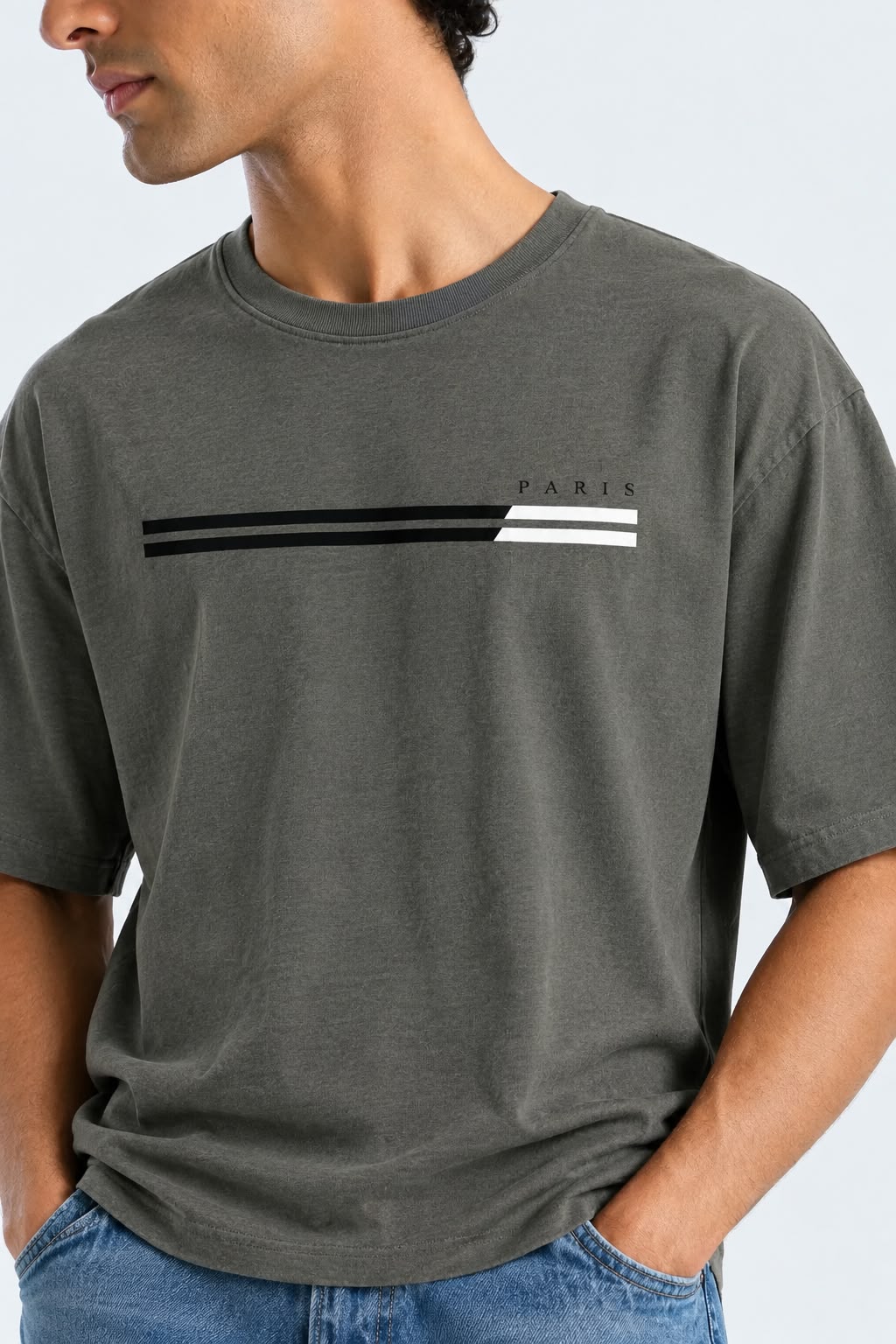Paris Graphic Oversized T-Shirt