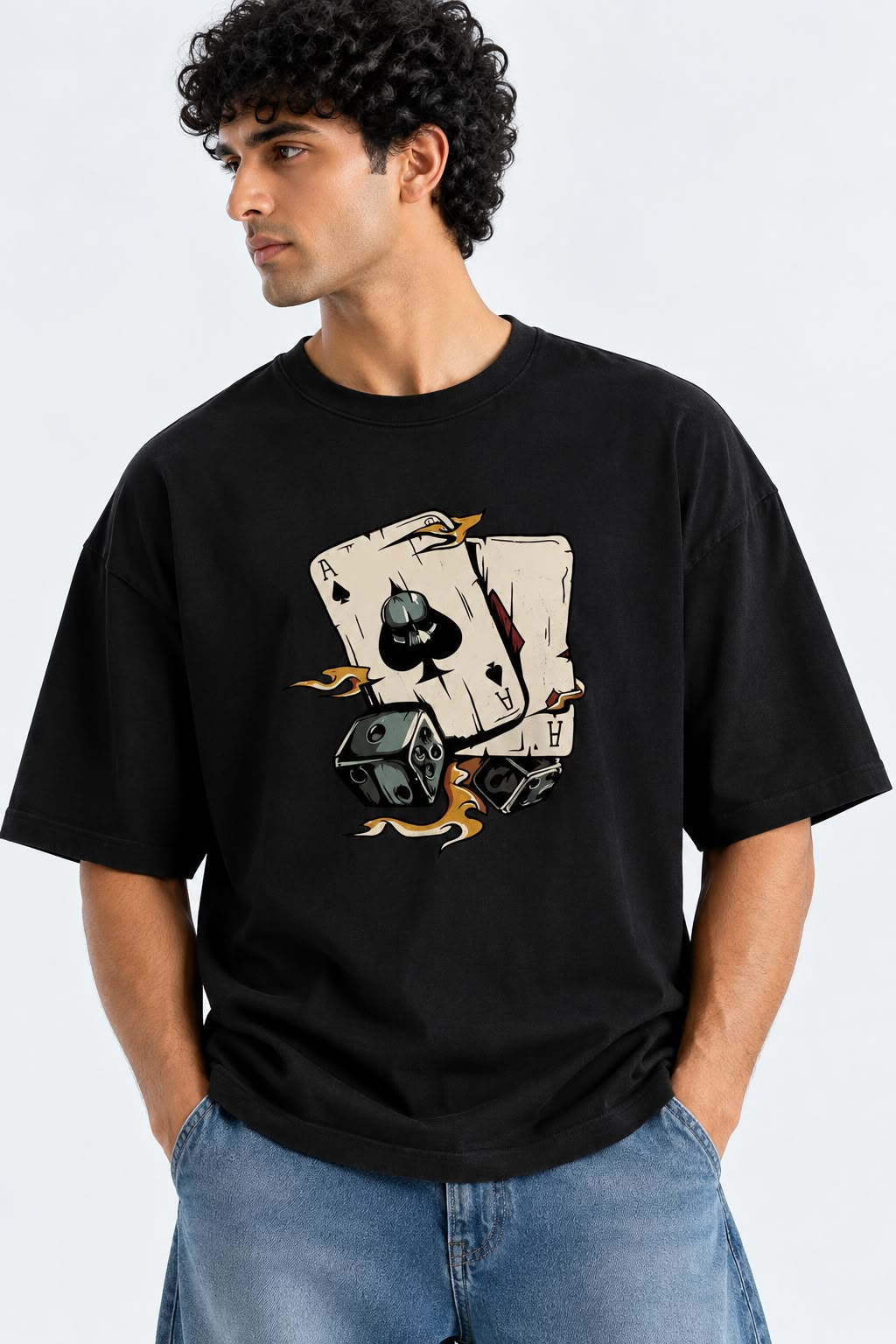 Ace Graphic Oversized T-Shirt