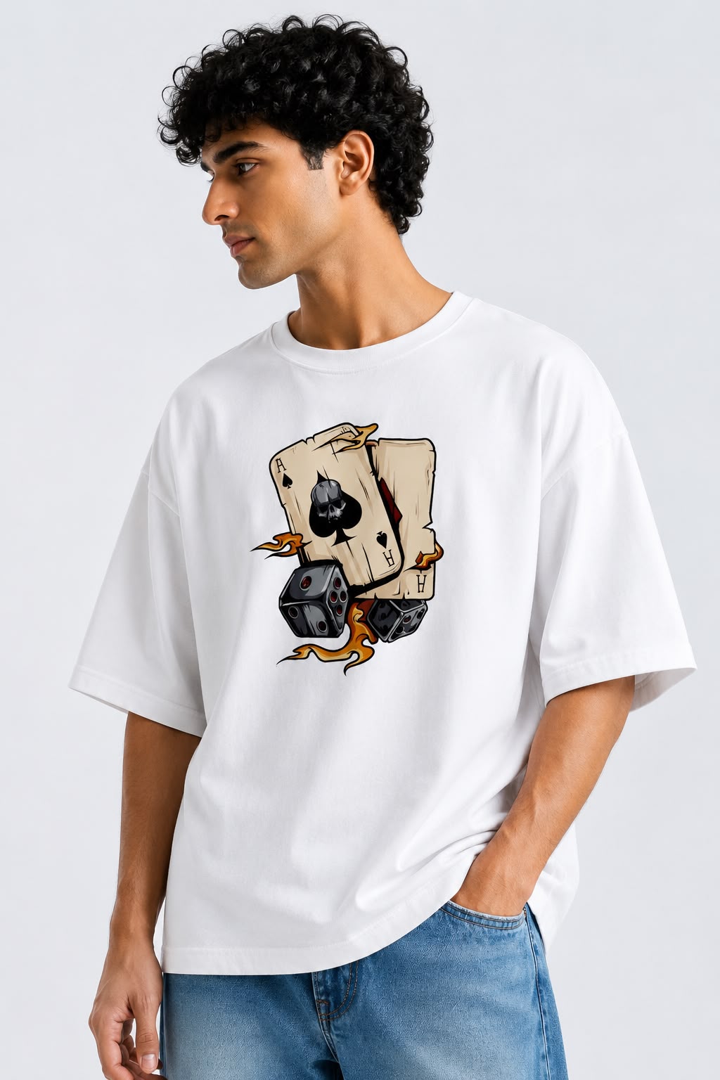Ace Graphic Oversized T-Shirt