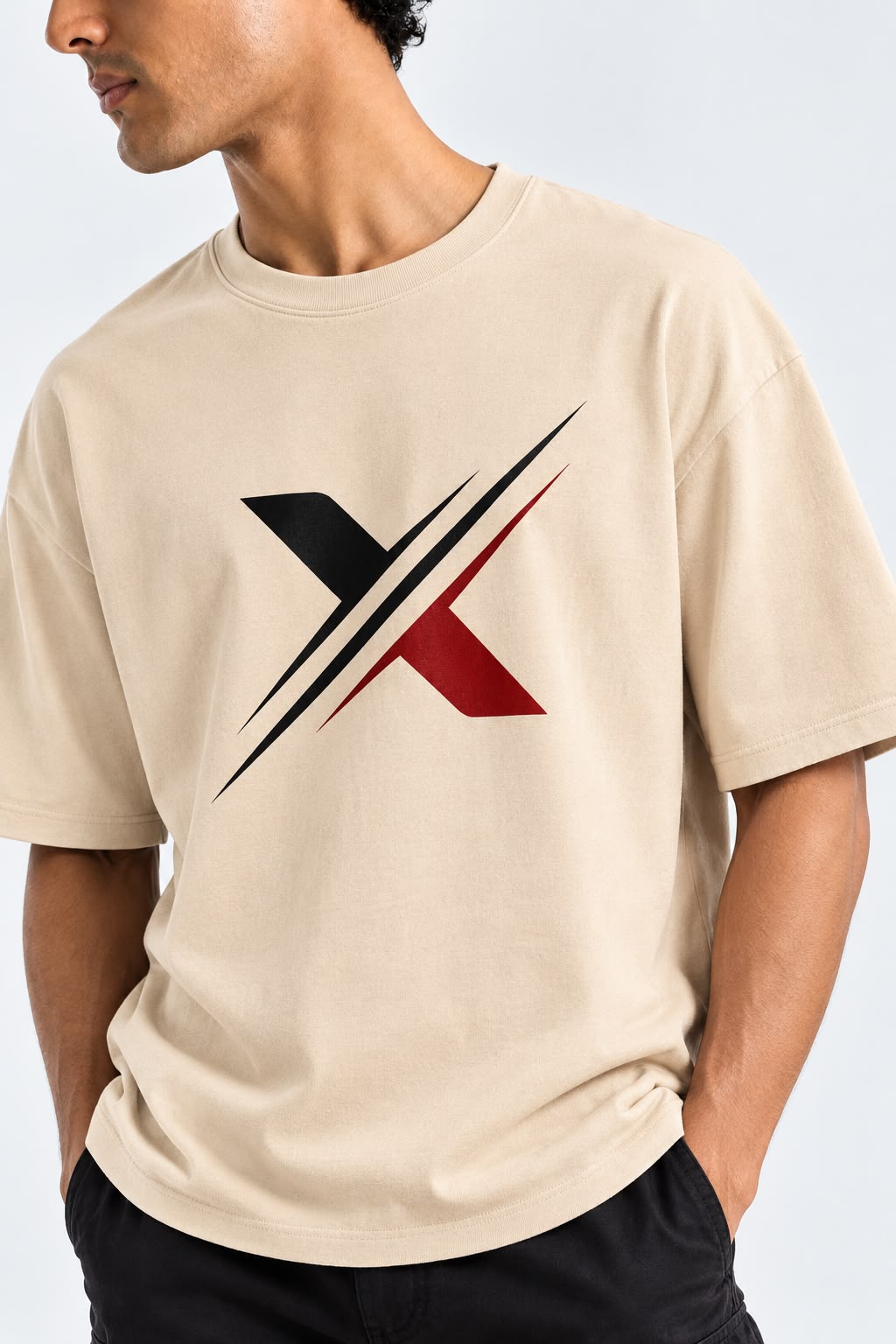 X Graphic Oversized T-Shirt