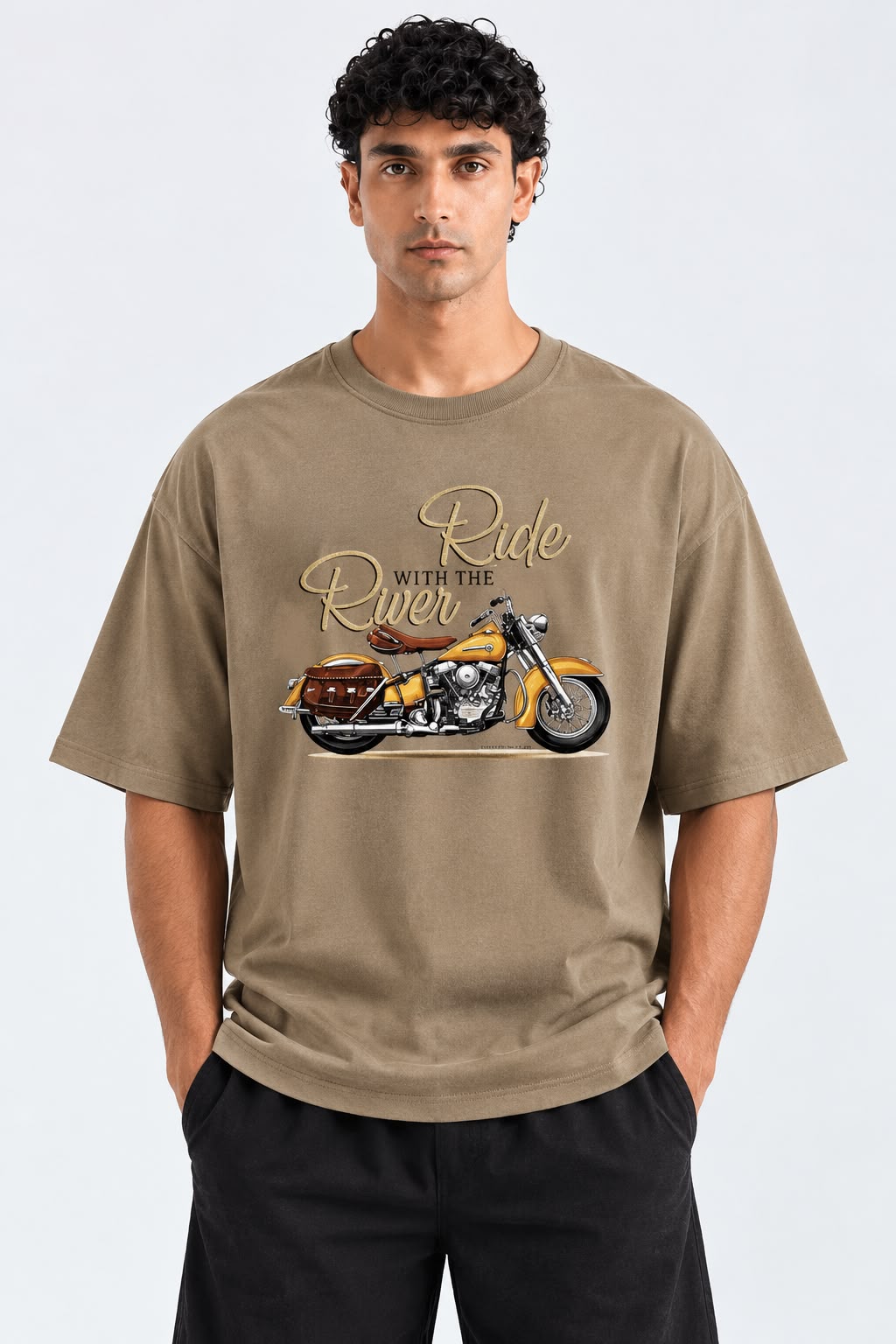 Bike Graphic Oversized T-Shirt