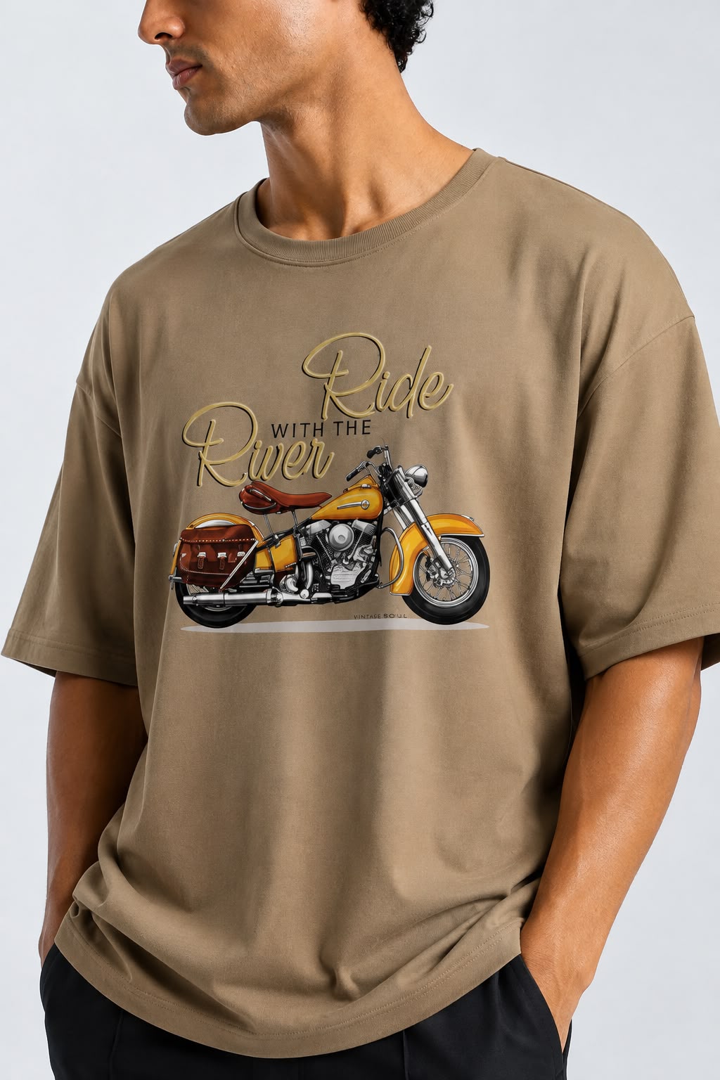Bike Graphic Oversized T-Shirt