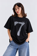 7 Graphic Oversized T-Shirt