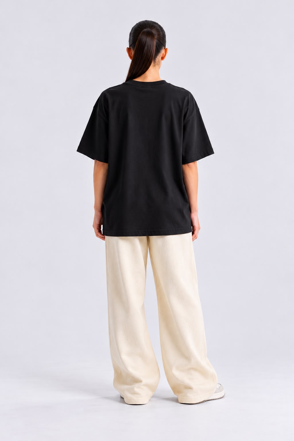 Ace Print Graphic Oversized T-Shirt
