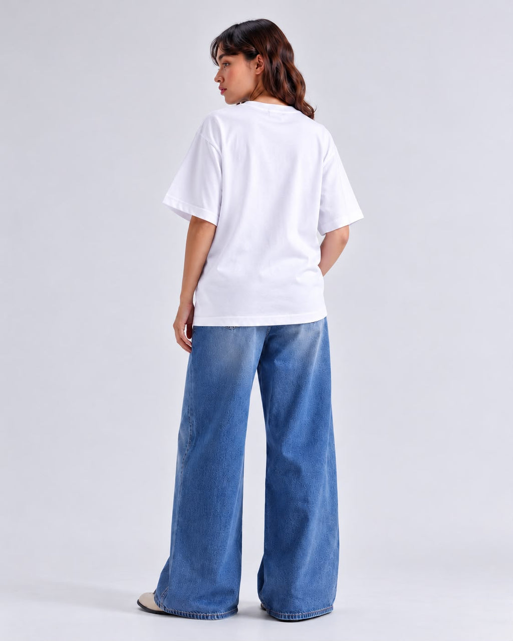 Ace Print Graphic Oversized T-Shirt