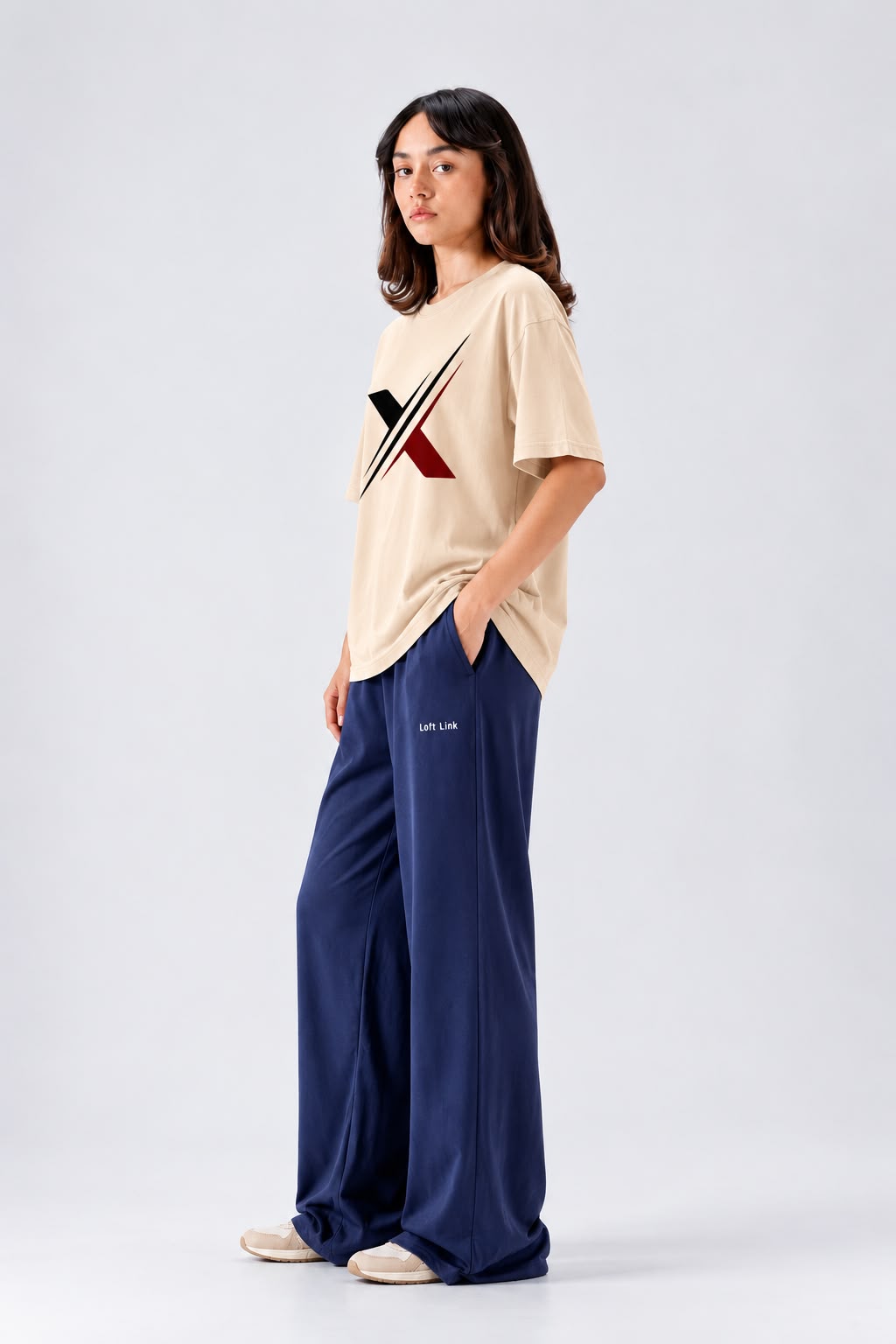 X Graphic Oversized T-Shirt