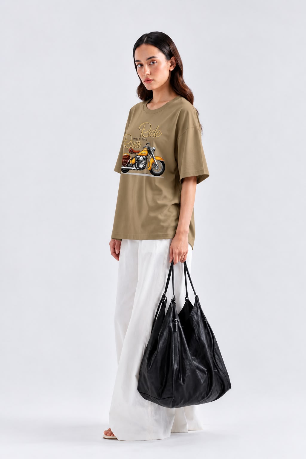Bike Graphic Oversized T-Shirt