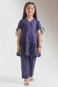 Printed Cambric Stitched 2 Piece (Shirt/Trouser) For Kids