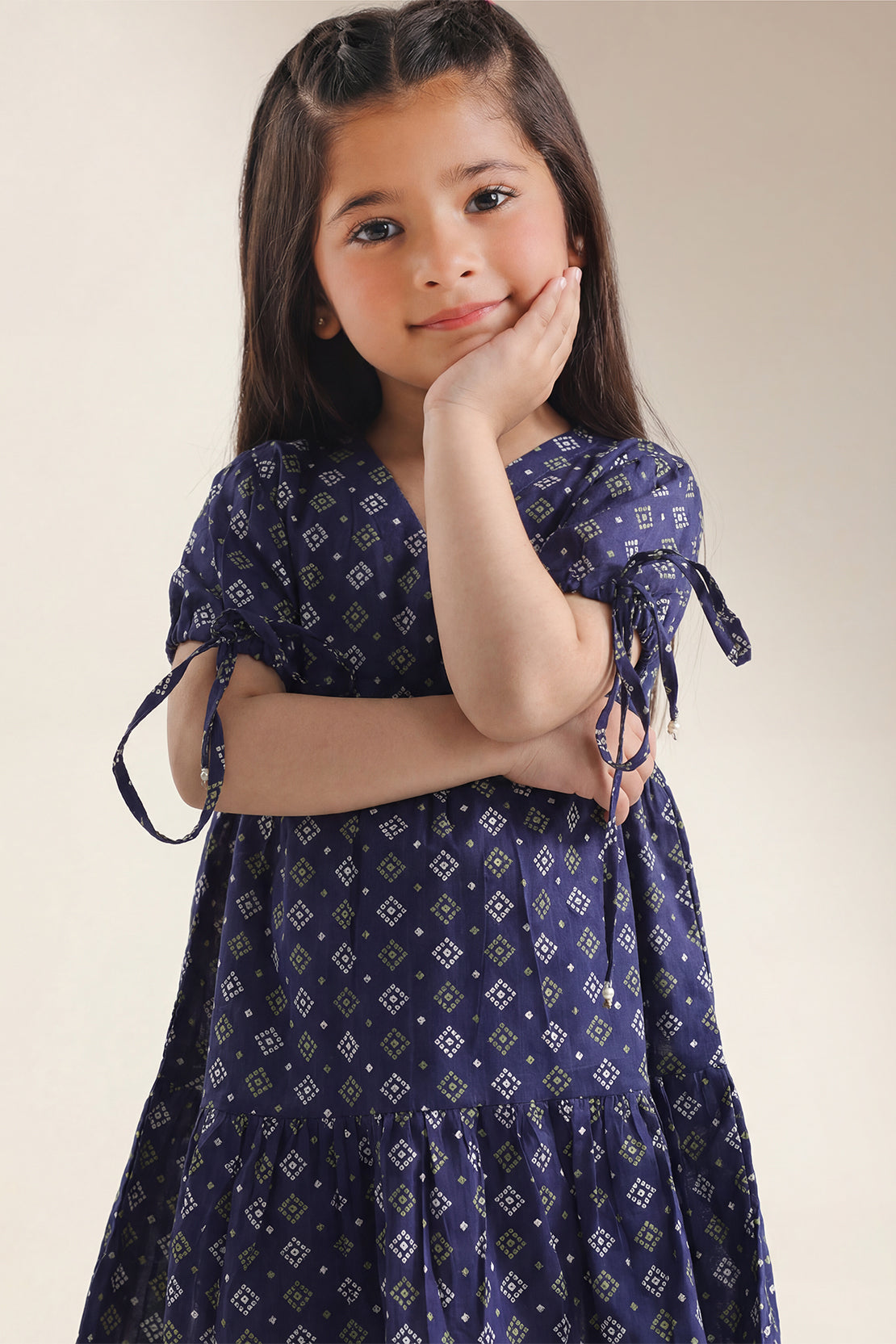Printed Cambric Stitched 2 Piece (Shirt/Trouser) For Kids