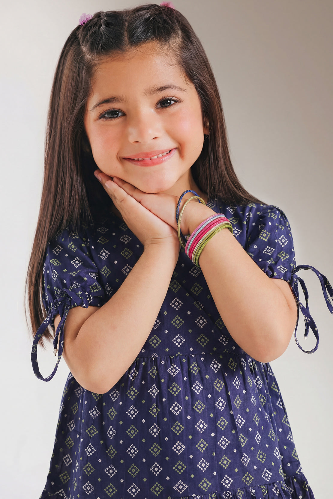 Printed Cambric Stitched 2 Piece (Shirt/Trouser) For Kids