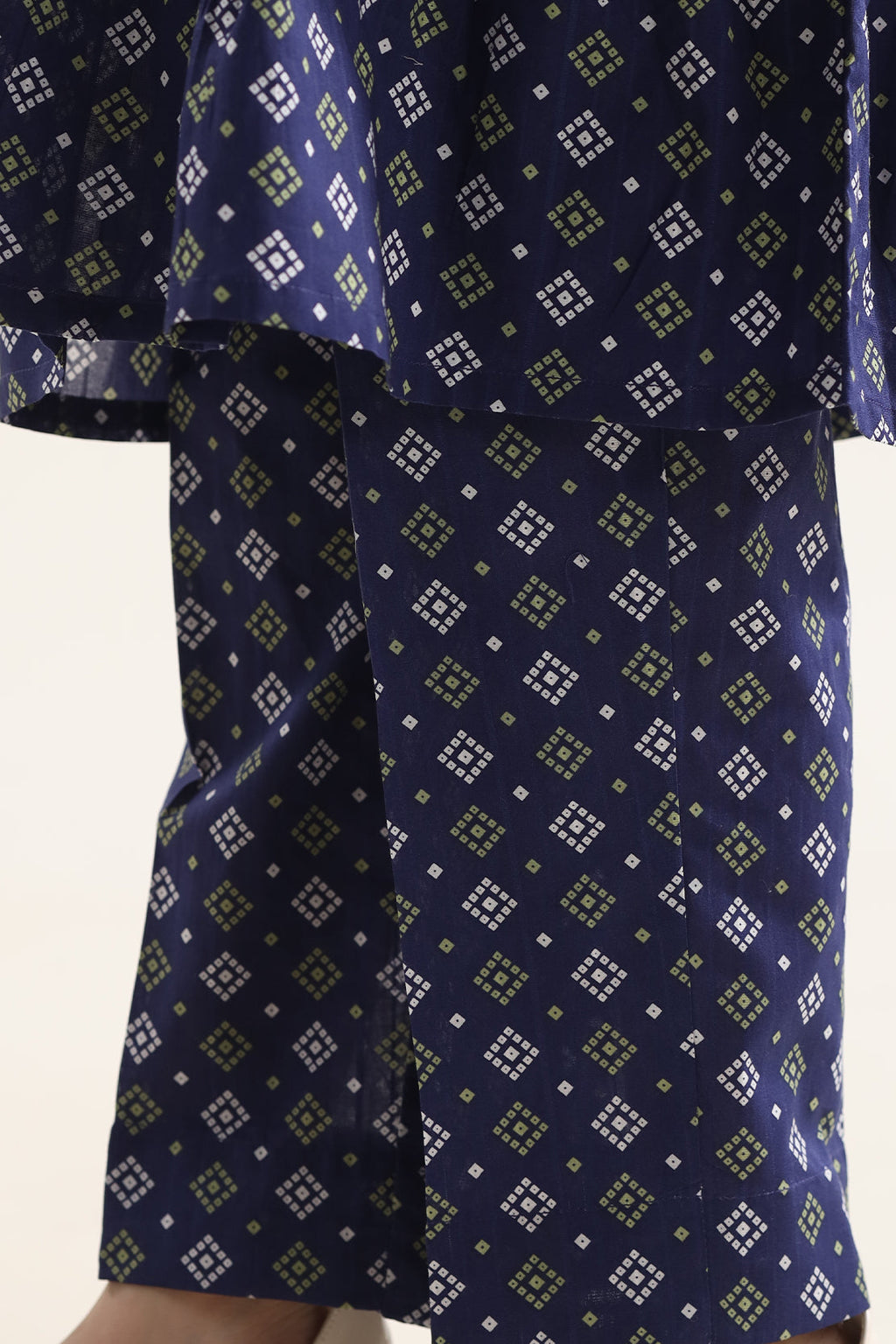 Printed Cambric Stitched 2 Piece (Shirt/Trouser) For Kids