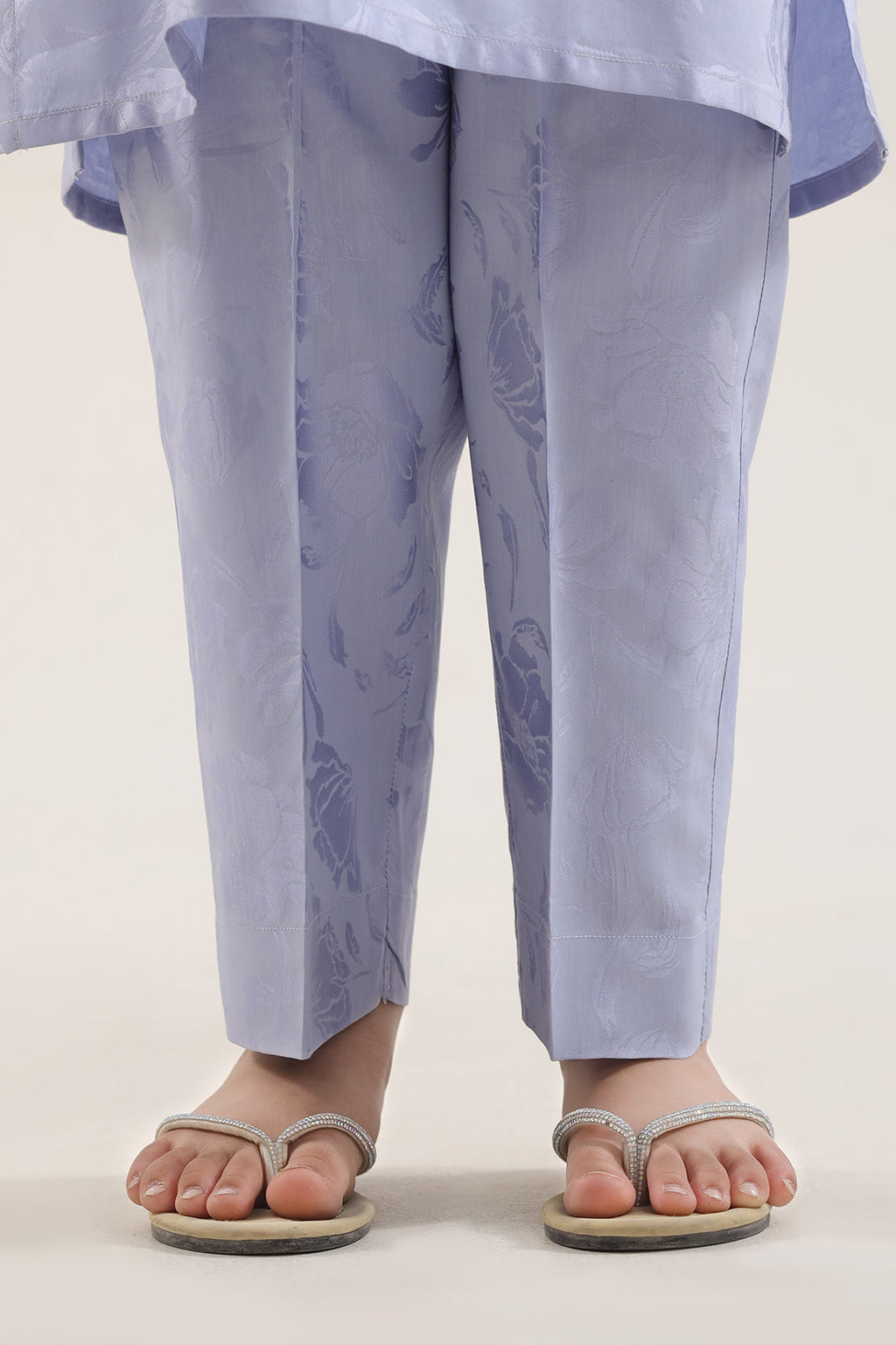 Stitched Cotton Jacquard 2 Piece (Shirt/trouser) For Kids