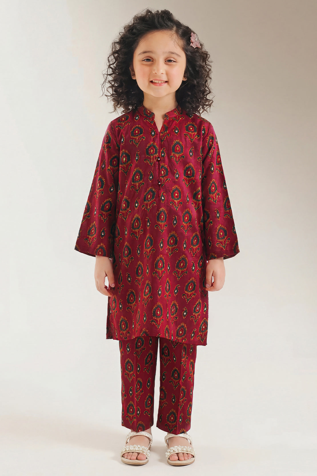 Printed Premium Lawn Stitched 2 Piece (Shirt/Trouser) For Kids
