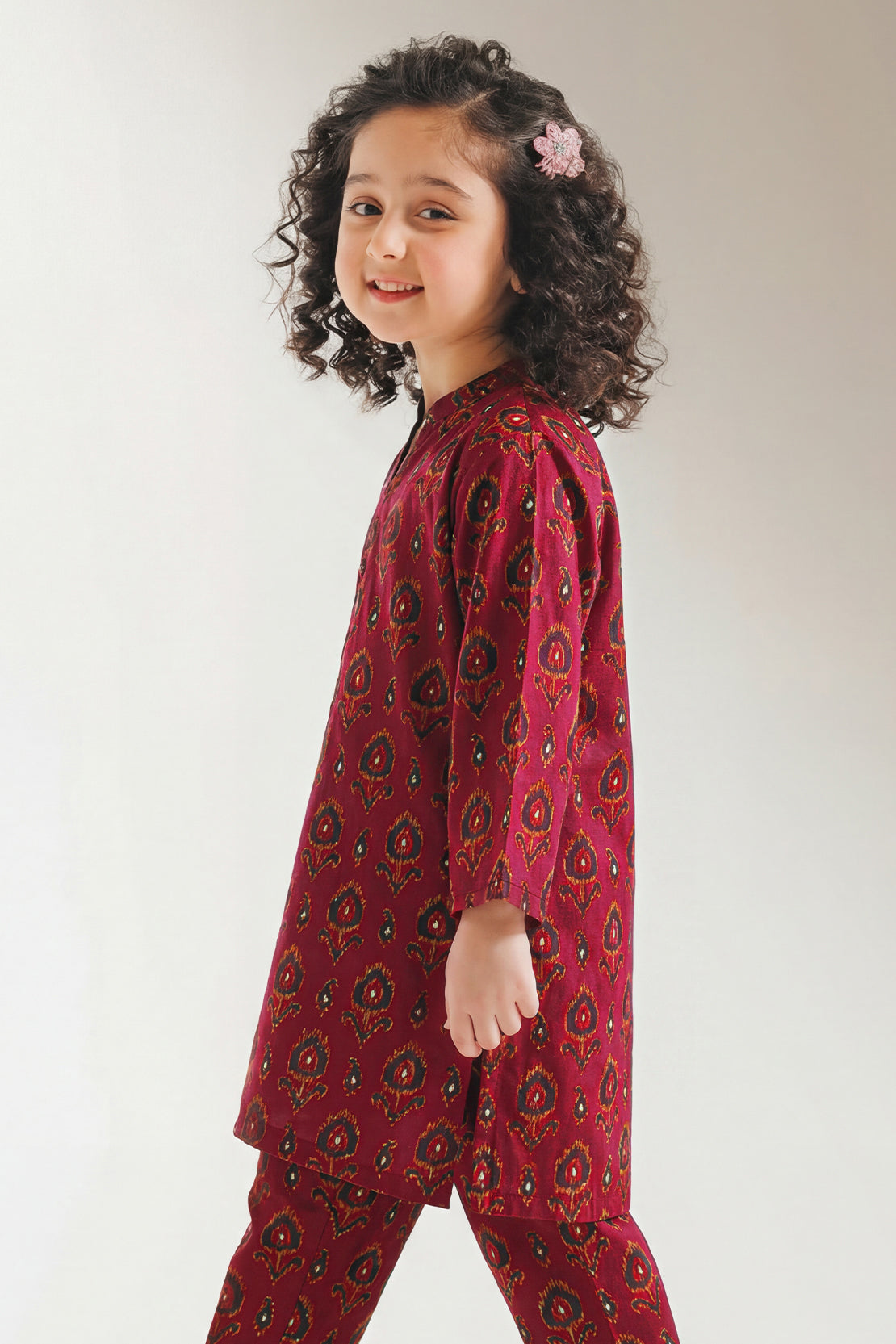 Printed Premium Lawn Stitched 2 Piece (Shirt/Trouser) For Kids