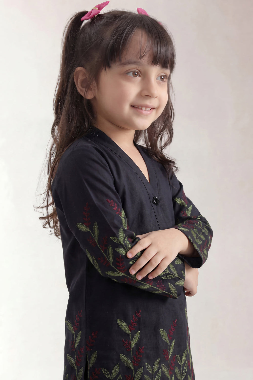 Stitched Jacquard Viscose 2 Piece (Shirt/trouser) For Kids