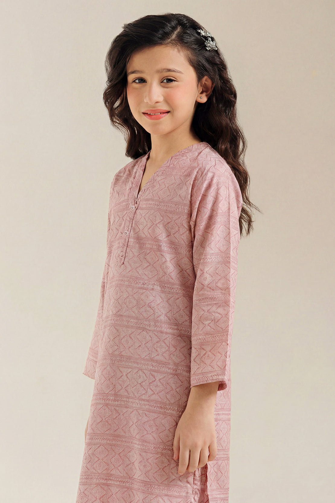 Stitched Cotton Jacquard 2 Piece (Shirt/trouser) For Kids