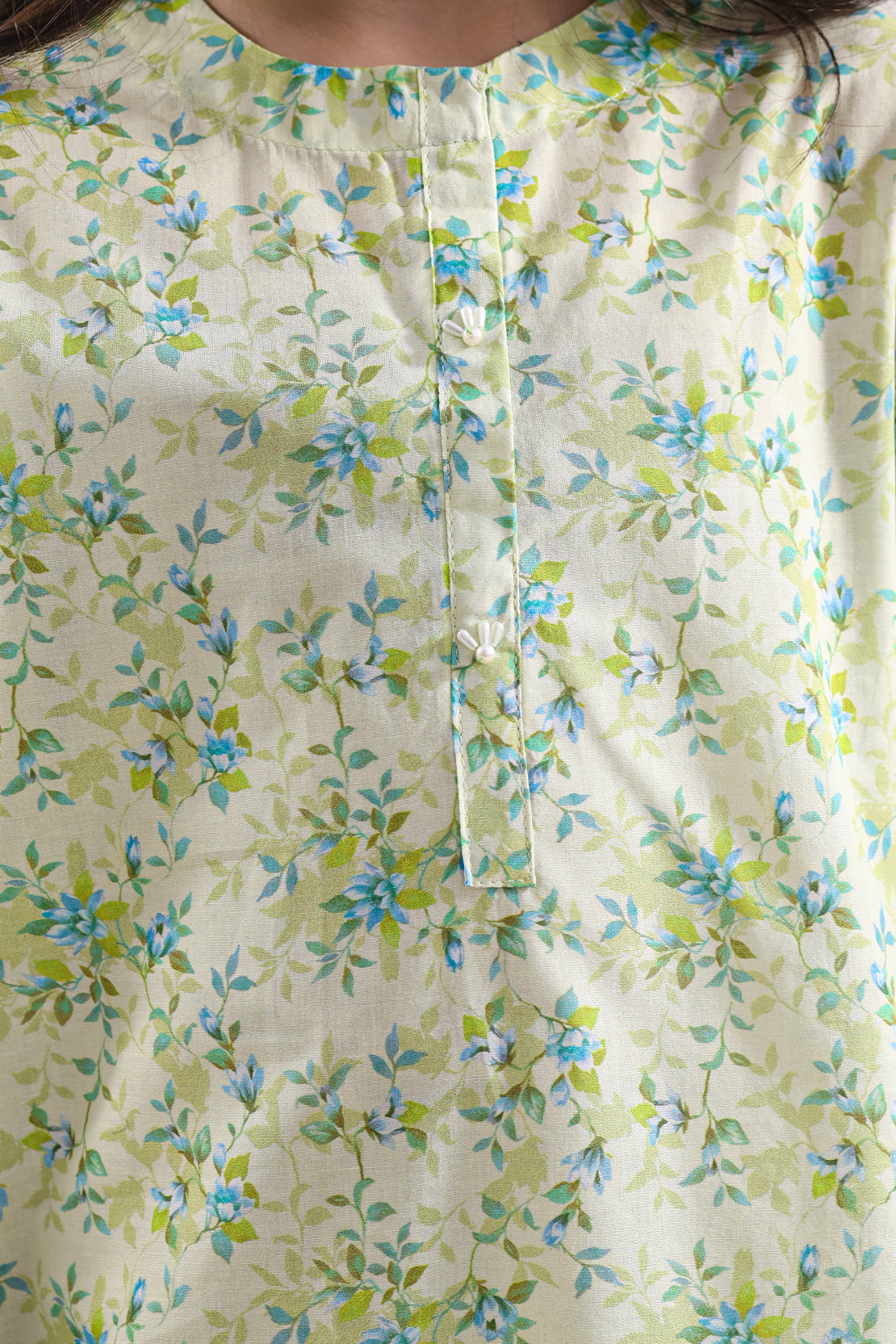 Printed Cambric Stitched 2 Piece (Shirt/Trouser) For Kids