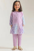 Printed Cambric Stitched 2 Piece (Shirt/Trouser) For Kids