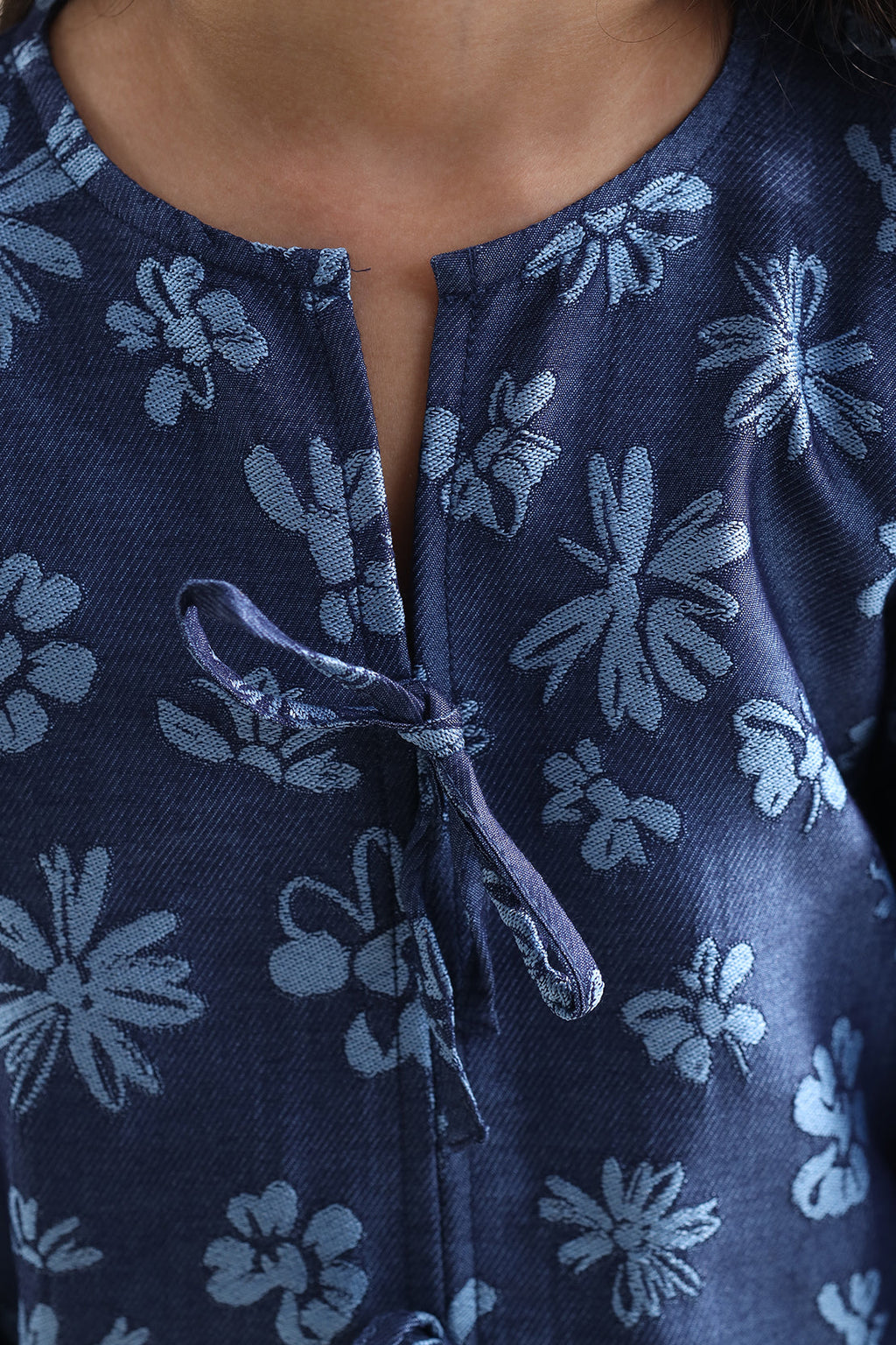 Stitched Cotton Jacquard 2 Piece (Shirt/trouser) For Kids
