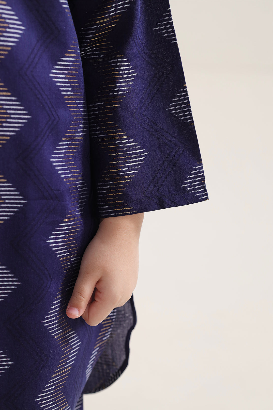 Stitched Cotton Jacquard 2 Piece (Shirt/trouser) For Kids