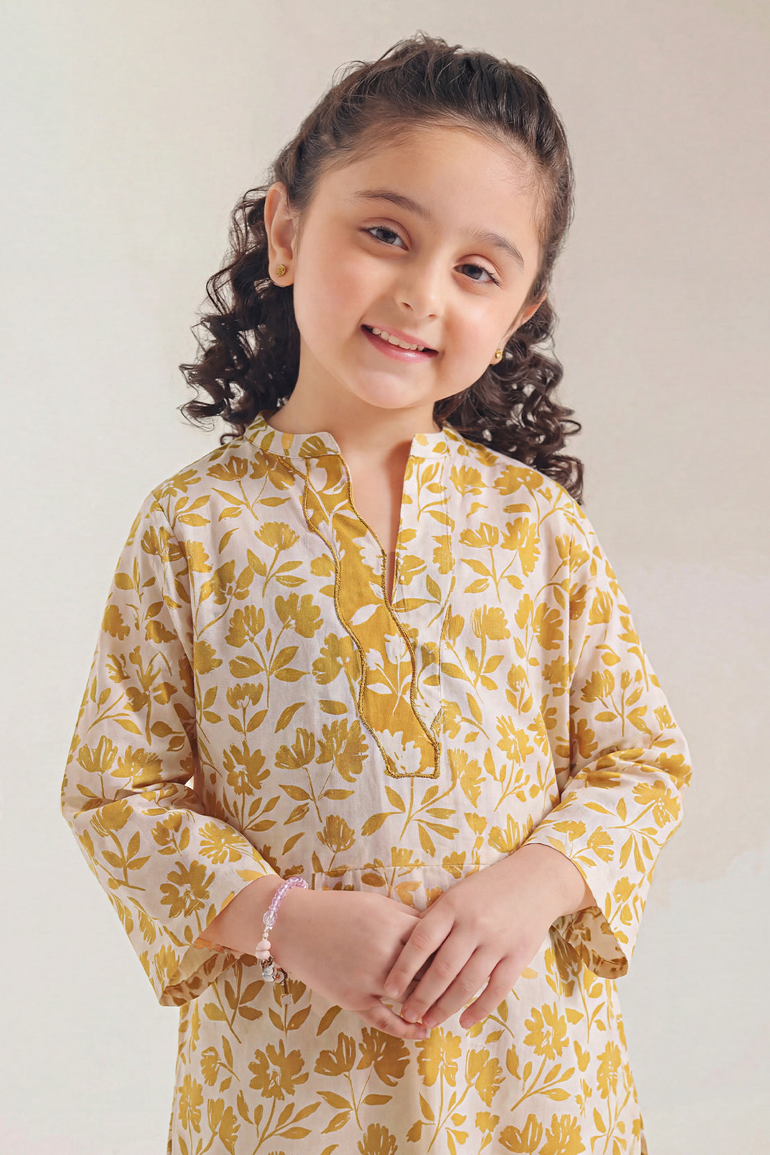 Printed Lawn Stitched 2 Piece (Shirt/Trouser) For Kids