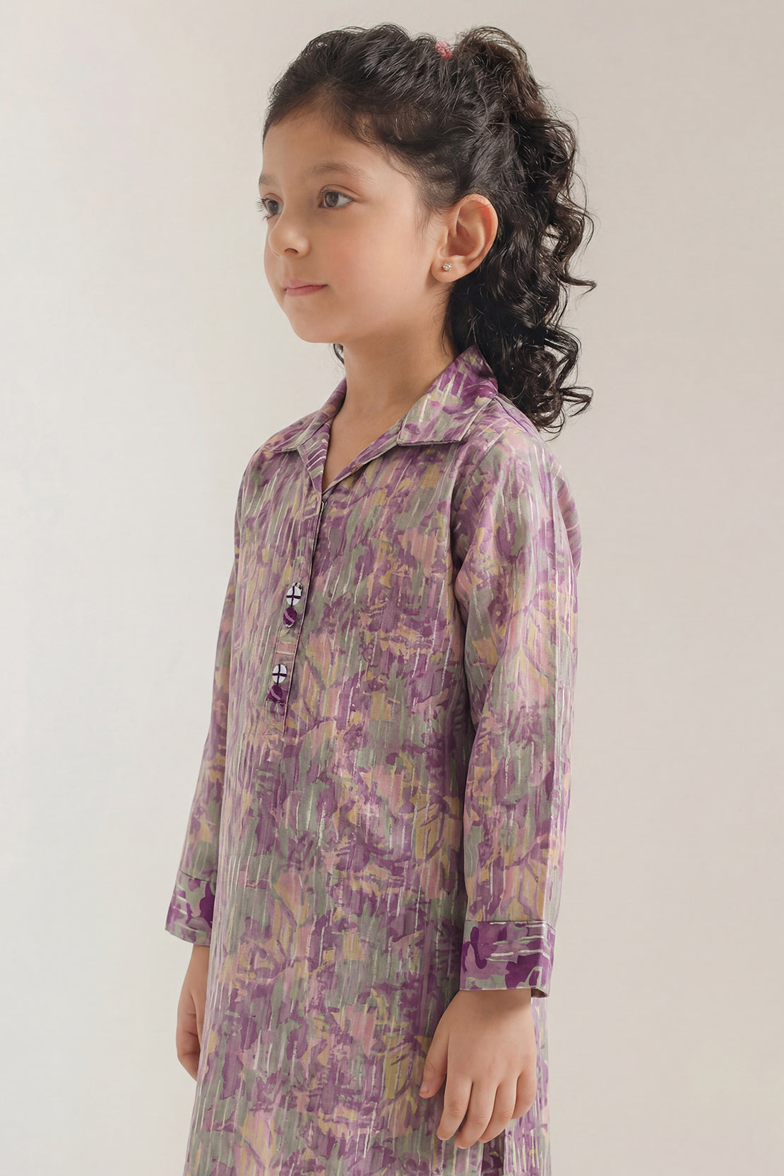 Printed Lawn Stitched 2 Piece (Shirt/Trouser) For Kids