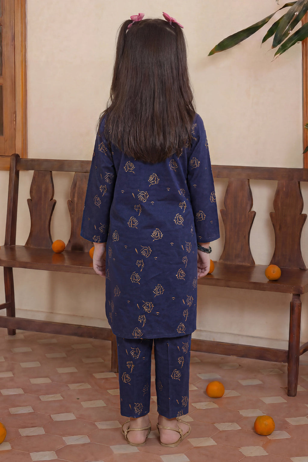 Stitched Cotton Jacquard 2 Piece (Shirt/trouser) For Kids