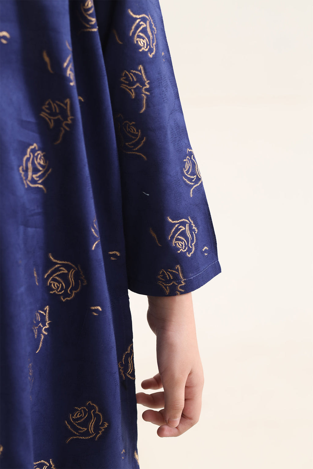 Stitched Cotton Jacquard 2 Piece (Shirt/trouser) For Kids