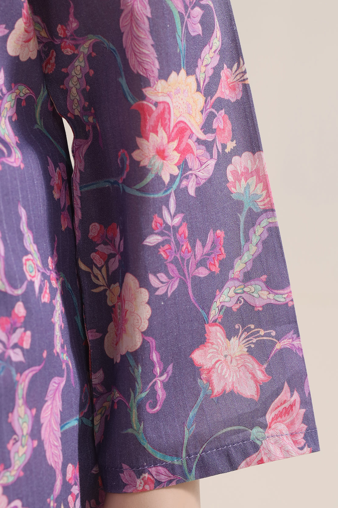 Printed Self Lawn Stitched 2 Piece (Shirt/Trouser) For Kids