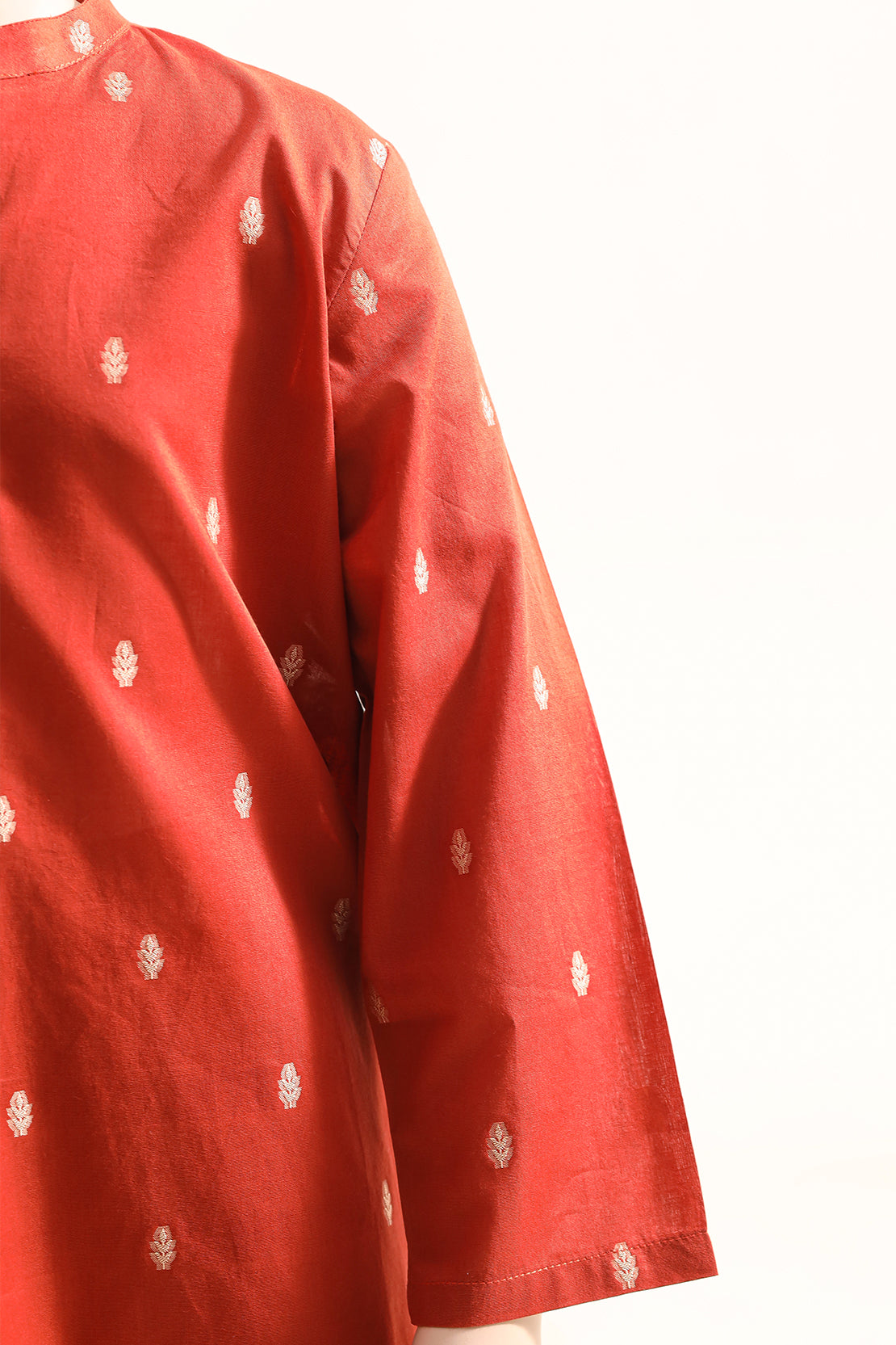 Stitched Cotton Jacquard 2 Piece (Shirt/trouser) For Kids