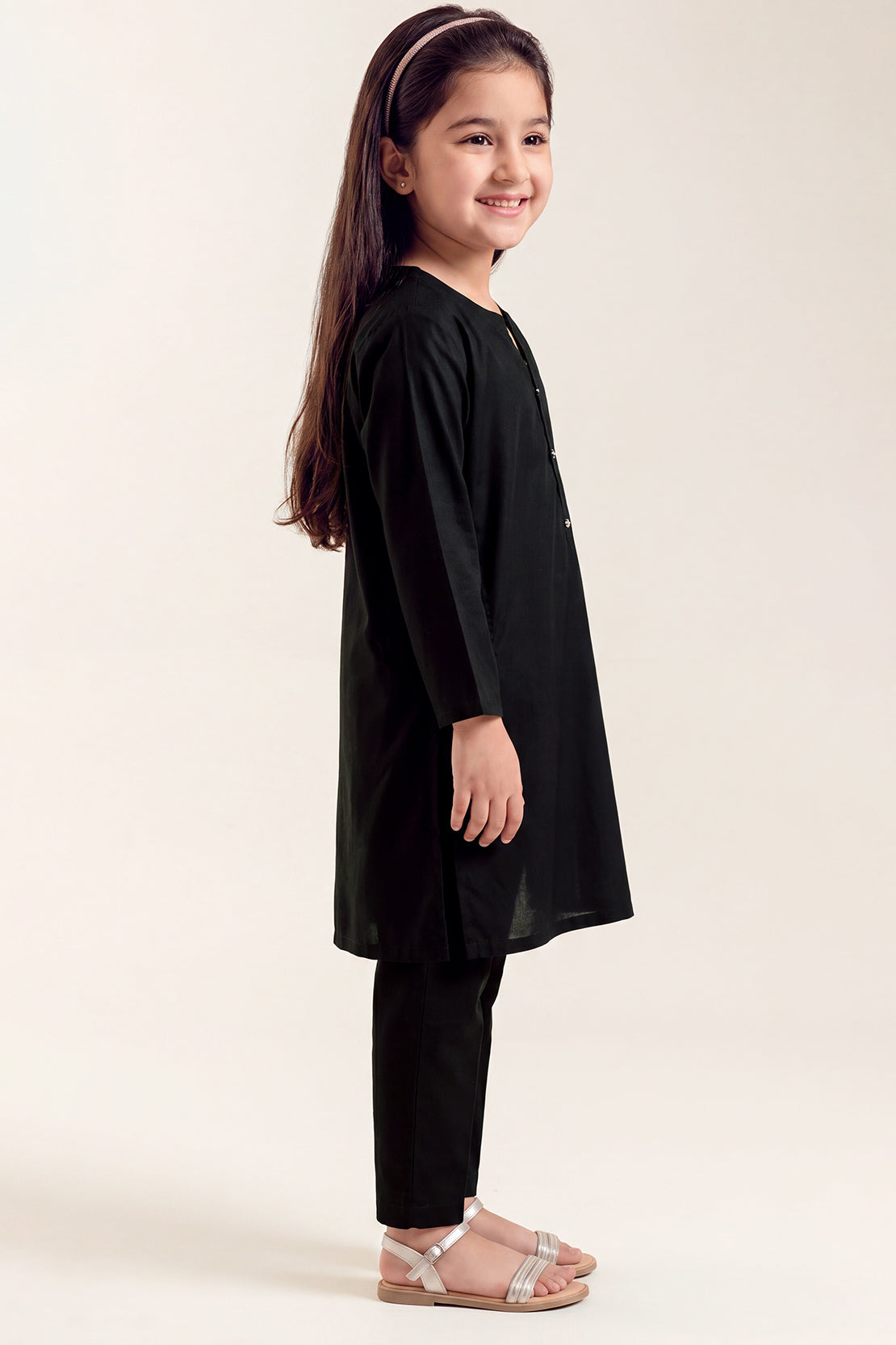 Stitched Cotton Jacquard 2 Piece (Shirt/trouser) For Kids