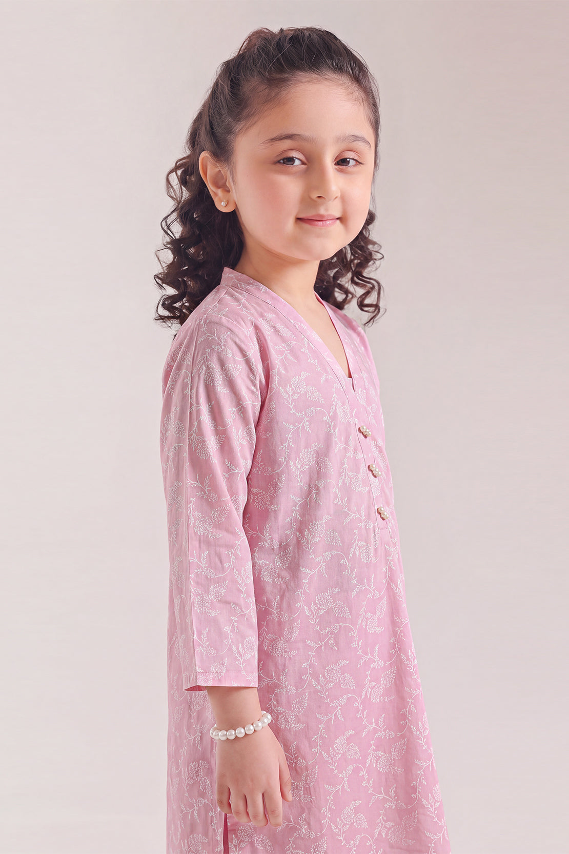 Printed Lawn Stitched 2 Piece (Shirt/Trouser) For Kids