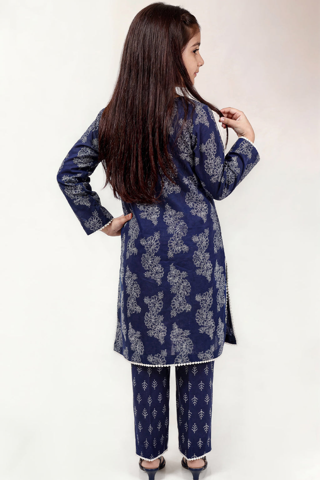 Printed Lawn Stitched 2 Piece (Shirt/Trouser) For Kids