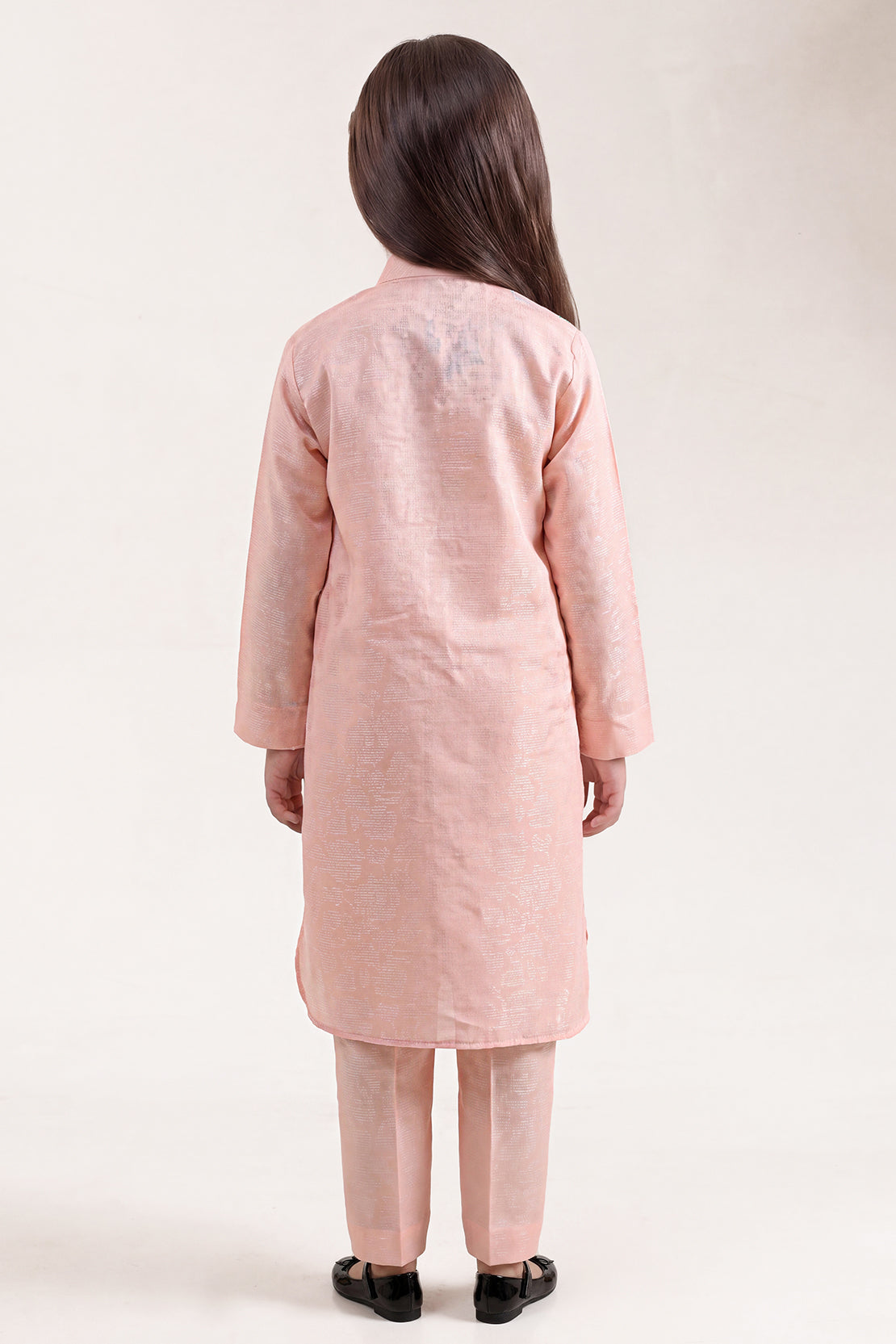 Stitched Cotton Jacquard 2 Piece (Shirt/trouser) For Kids