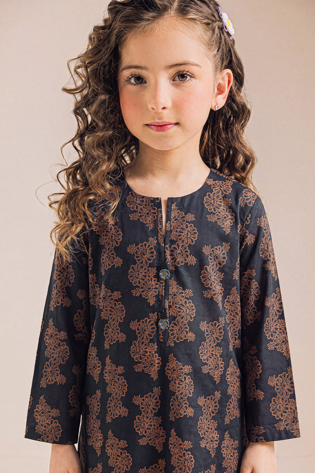 Printed Lawn Stitched 2 Piece (Shirt/Trouser) For Kids