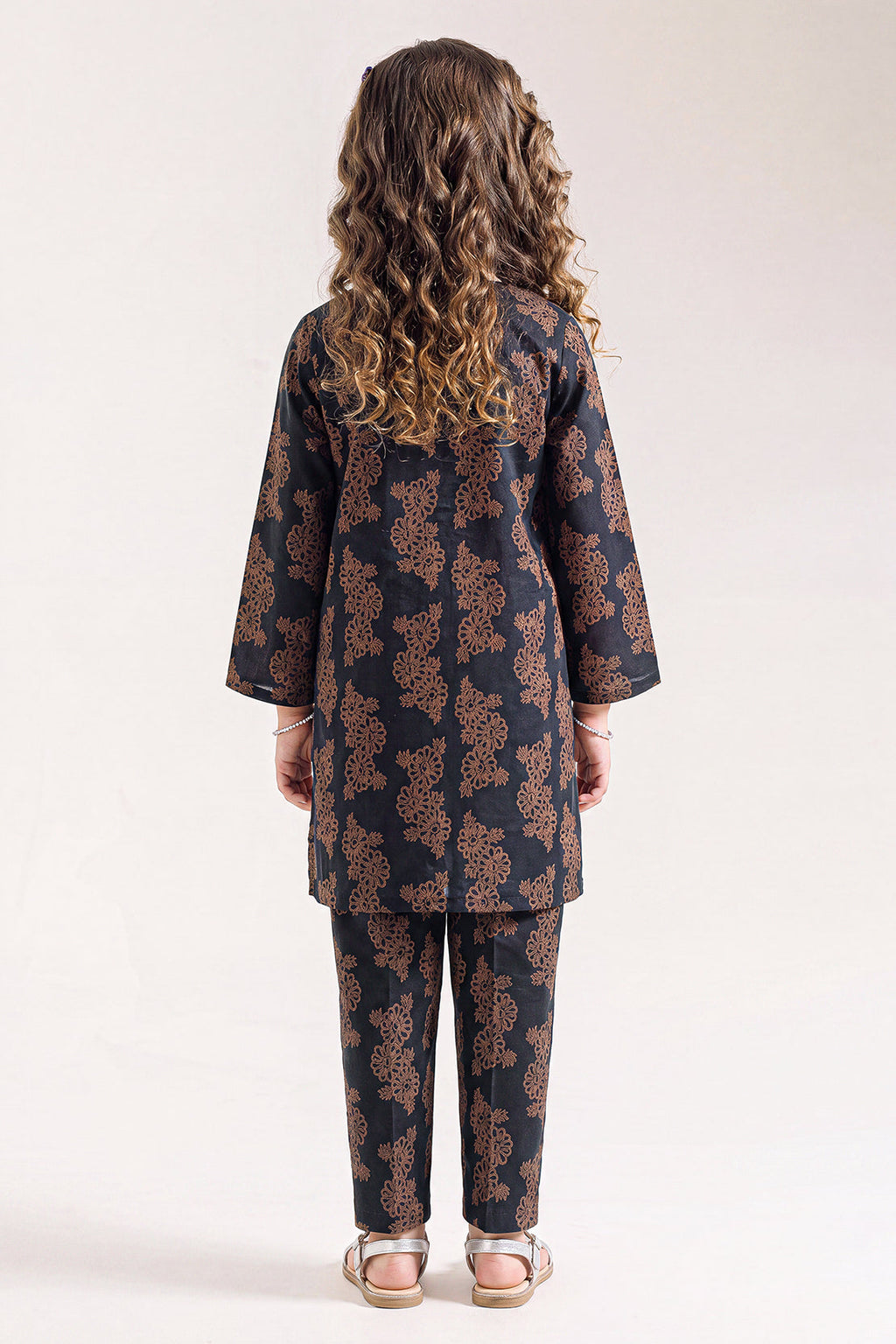 Printed Lawn Stitched 2 Piece (Shirt/Trouser) For Kids