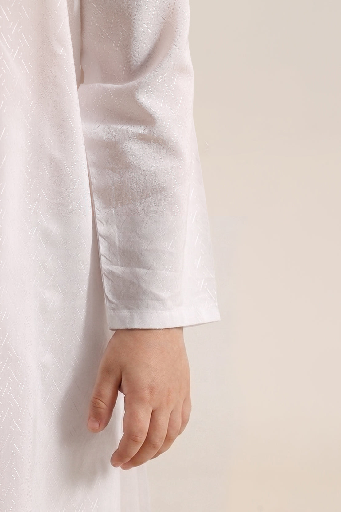 Stitched Cotton Jacquard 2 Piece (Shirt/trouser) For Kids