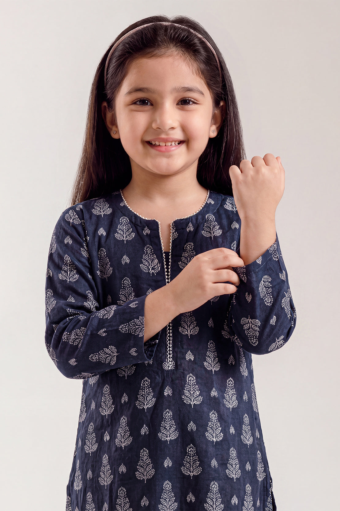Stitched Cotton Jacquard 2 Piece (Shirt/trouser) For Kids