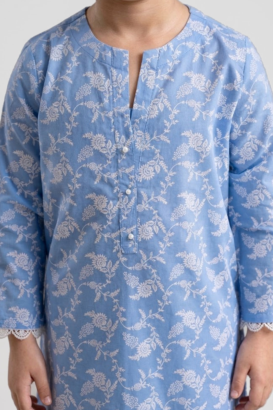 Printed Lawn Stitched 2 Piece (Shirt/Trouser) For Kids