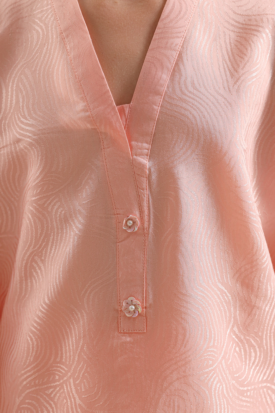 Stitched Cotton Jacquard 2 Piece (Shirt/trouser) For Kids