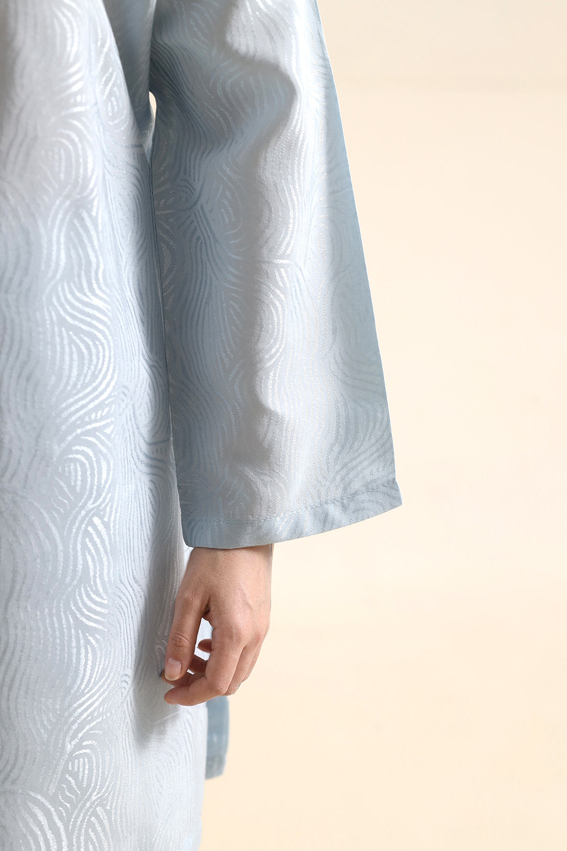 Stitched Cotton Jacquard 2 Piece (Shirt/trouser) For Kids